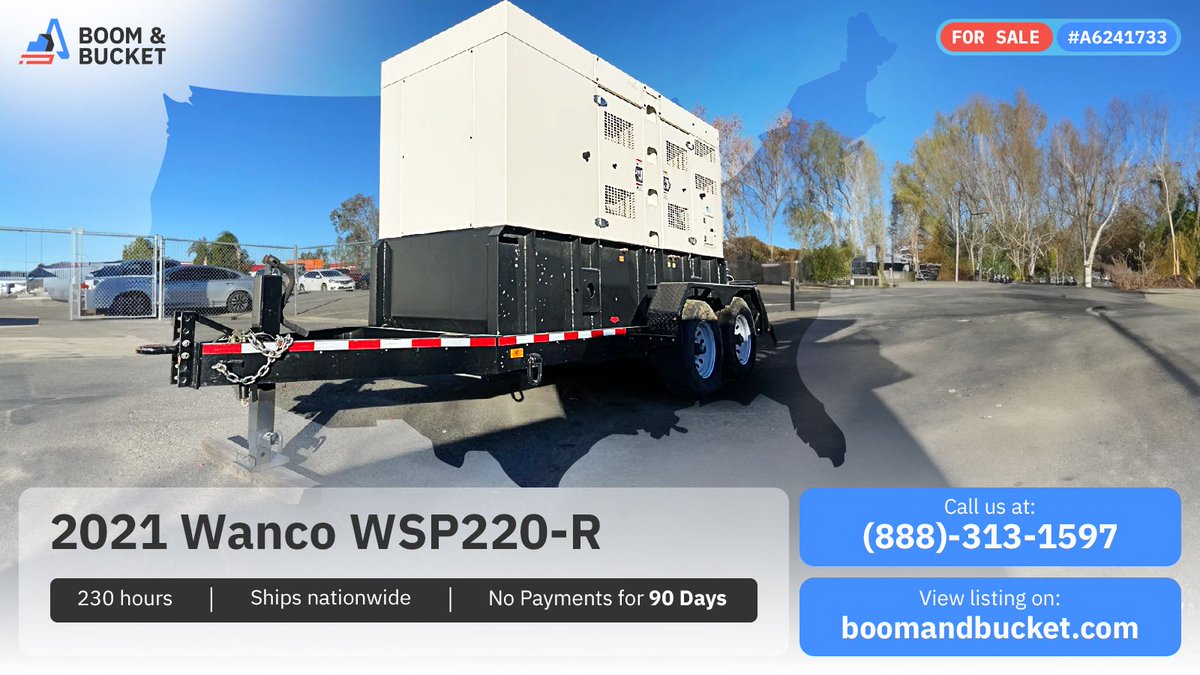 2021 Wanco Generator! 🔻

Call For More Info at 888-313-1597 ⬅️
Or head here: buff.ly/49qDt6k 

#BoomAndbucket #BetterDirtWorld #HeavyEquipmentLife #HeavyEquipmentOperator #HeavyEquipmentNation #HeavyEquipmentMechanic #HeavyEquipmentPhotos