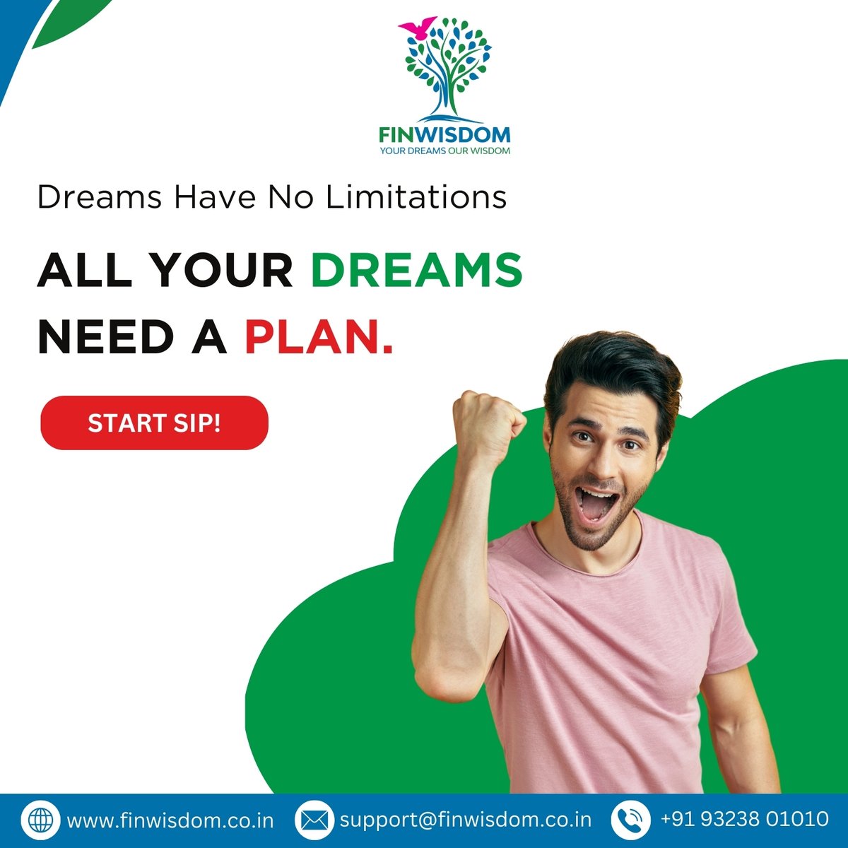 Dreams have no limitations.

All your dreams need a plan.

Start SIP!

#mutualfundsahihai #finwisdom #compounding #teamfinwisdom #familyprotection #systematic #SIPKaroMastRaho #freedom #invest #powerofsip #financialplanning #sipkaromastraho #FinWisdom #investing #SIP