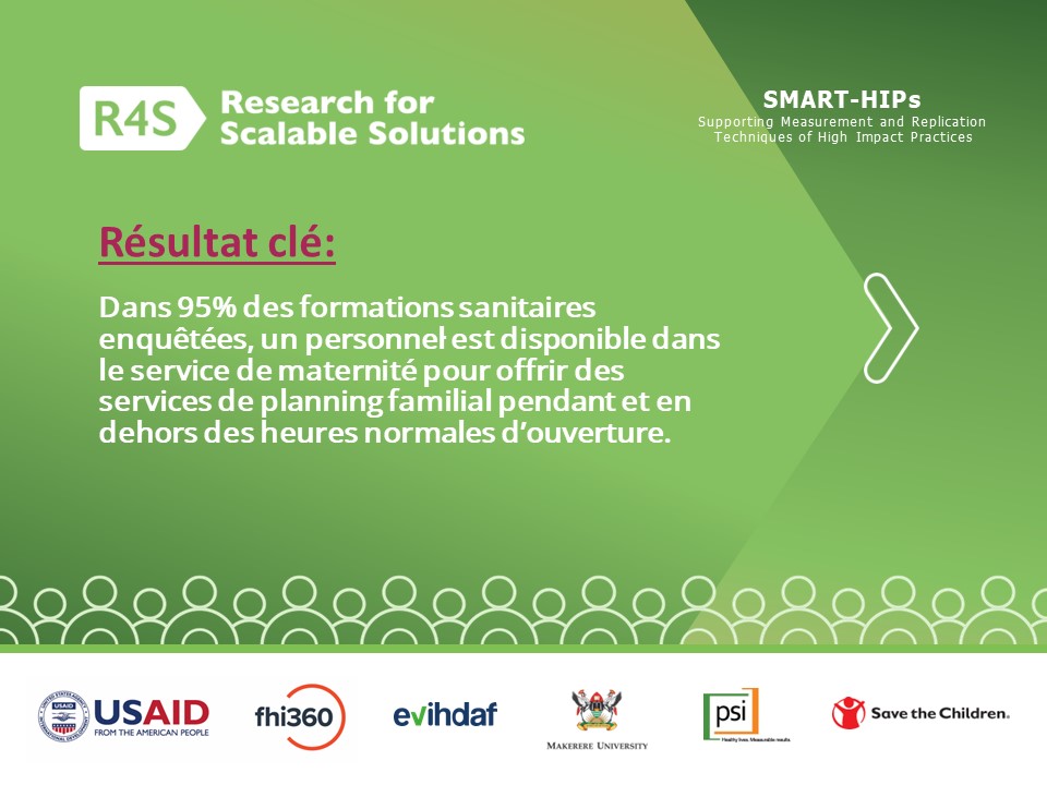 💡Résultats clés🔑 du Projet SMART-HIPs Burkina Faso

#HIPs4FP #Familyplanning