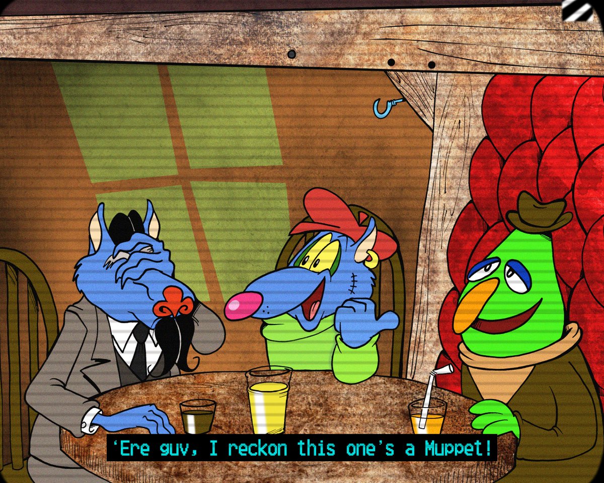 AndrewMorrice1's tweet image. Rare TV recording of Snide 'n' Snout. Only shown once on CITV.

#granitoons #HRAMcomics #blonge #fakescreenshot