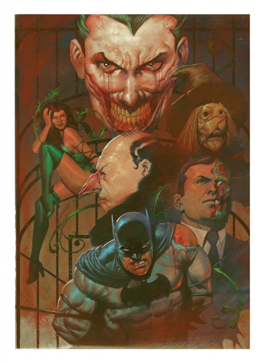 Batman Rogues by Ariel Olivetti #comicart #comicbookart