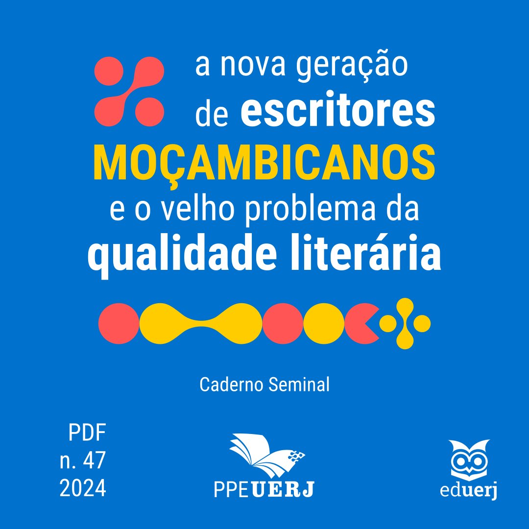 ppeuerj's tweet image. A NOVA GERAÇÃO DE ESCRITORES MOÇAMBICANOS E O VELHO PROBLEMA DA QUALIDADE LITERÁRIA
e-publicacoes.uerj.br/cadernoseminal…

#negritude #mulhernegra #mulheresnegras #representatividade #afrodescendentes #mulher #ancestralidade #objetificação #afrofuturismo #literatura #moçambique #áfrica