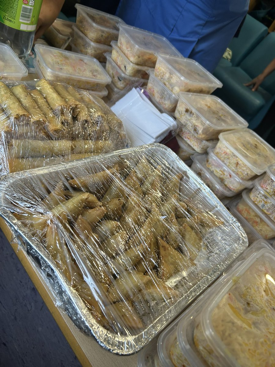 🌙🫶🏼 EID MUBARAK 2024 🫶🏼🌙

With a huge thank you to Sister Rubina Kousar &amp; her lovely son we have been treated to a lovely meal!

There is a meal for everyone with drinks &amp; snacks alongside. 🙌🏼

We’ve been completely spoilt ❤️

<a href="/karenklmmoore/">Karen Moore</a> <a href="/mrs_flatley/">rachel flatley</a> <a href="/LeanneMcEachan/">Leanne McEachan</a>