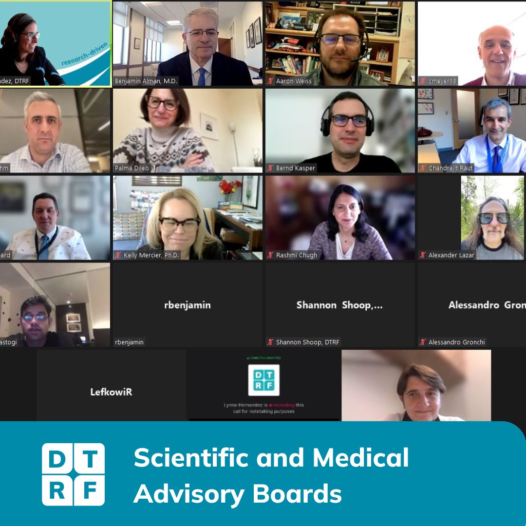 The DTRF hosted a Scientific and Medical Advisory Board Meeting on Friday, March 29th. We are grateful for the expertise and guidance this team of experts has provided the Foundation over the years.
🔗 dtrf.org/about-dtrf/adv…