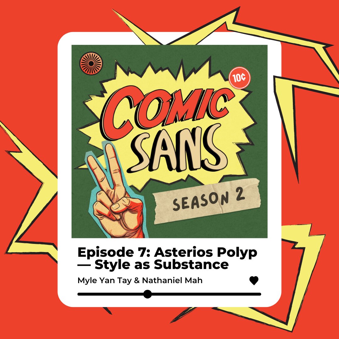 🚨 NEW EPISODE ALERT! 🚨 Bear witness to the mythic rise and tragic fall of our two hosts as they read the comic book classic “Asterios Polyp” by David Mazzucchelli 🏛️☯️ 📲 Click the link in bio to listen now, or tune in wherever you get your #podcasts!