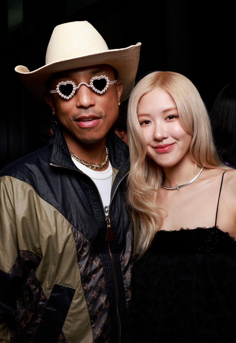 rosé and pharrell williams