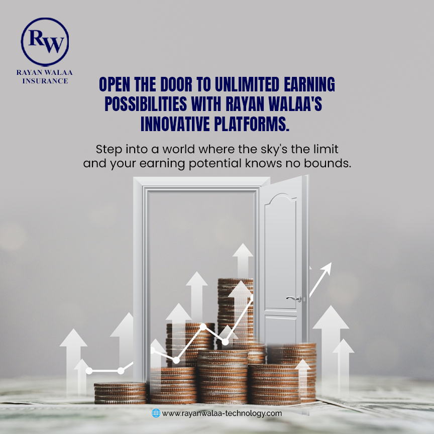 Open the door to unlimited earning possibilities with Rayan Walaa's innovative platforms! 🚪💼 Step into a world of endless opportunities and take control of your financial future. Join us now #RayanWalaa #rayanwalaainsurance #OnlineEarning #FinancialFreedom #EarnMoneyOnline