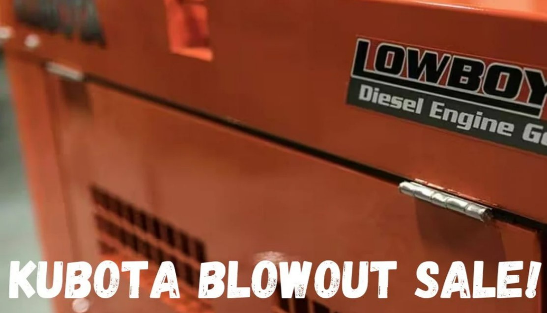 It's the @KubotaEngine Blowout Sale! Click ow.ly/ezSz50R8vhl and save up to 20% on the GL Series. And yes, we still offer free shipping to the Lower 48 on top of the deals-- unlike our competitors! Sale ends 5/15/24. 

#Kubota #DieselGenerators #Worksite #PortablePower