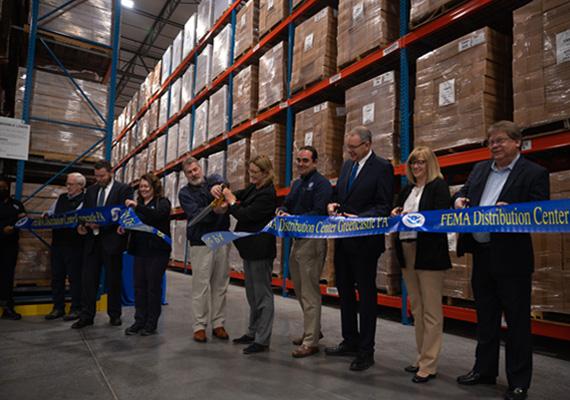 We're pleased to have joined @FEMA & @FEMARegion3 to cut the ribbon on a new Distribution Center in Greencastle, PA! The facility supports FEMA’s need for increased space, improved access & proximity to major interstates. Congrats to the team! ow.ly/ZXZm50RcpeK