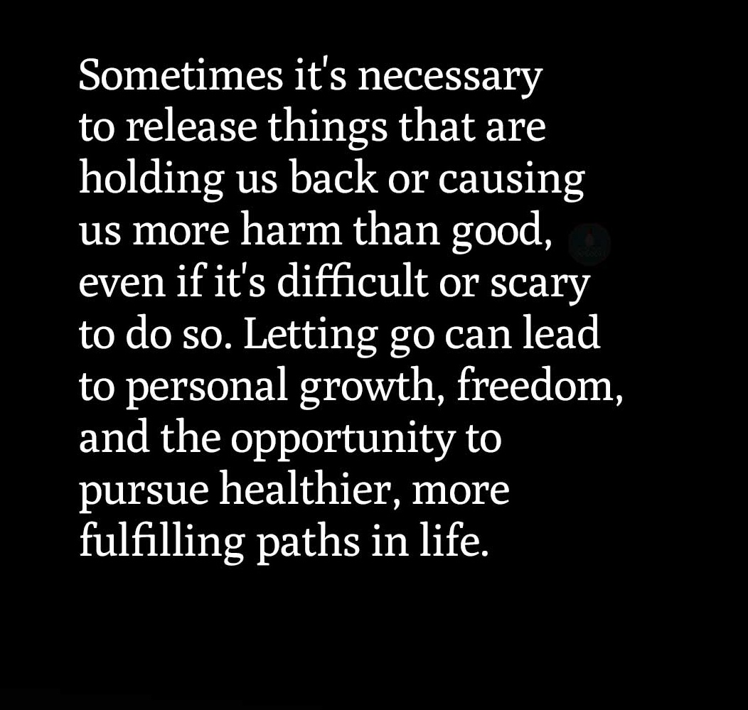 Letting Go is hard, But being free is Beautiful. May we find Courage to release anything that detrimental to our Mental Health..!!! #Mypositiveoutlooks #LettingGo #MentalHealth #JoyTrain