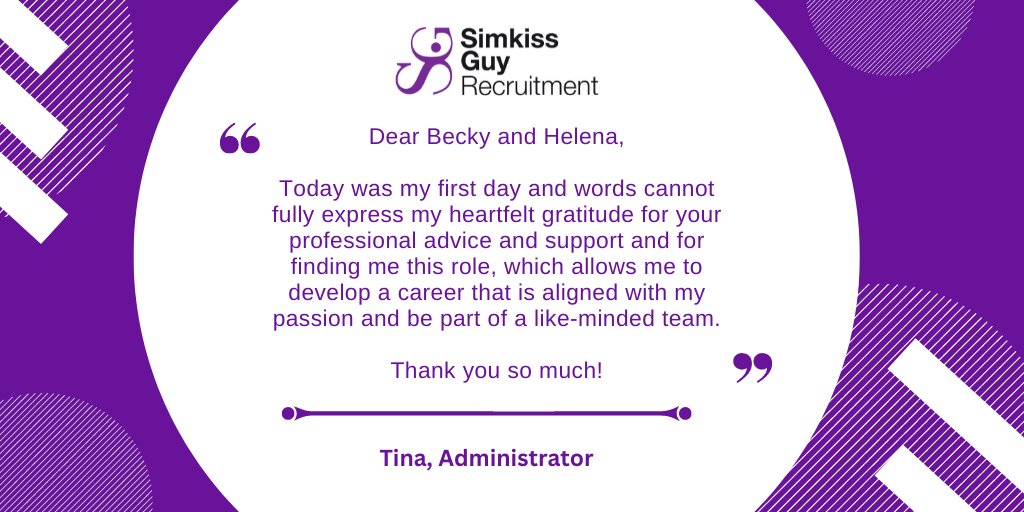 We love hearing from our satisfied candidates and clients! simkissguy.com/testimonials/