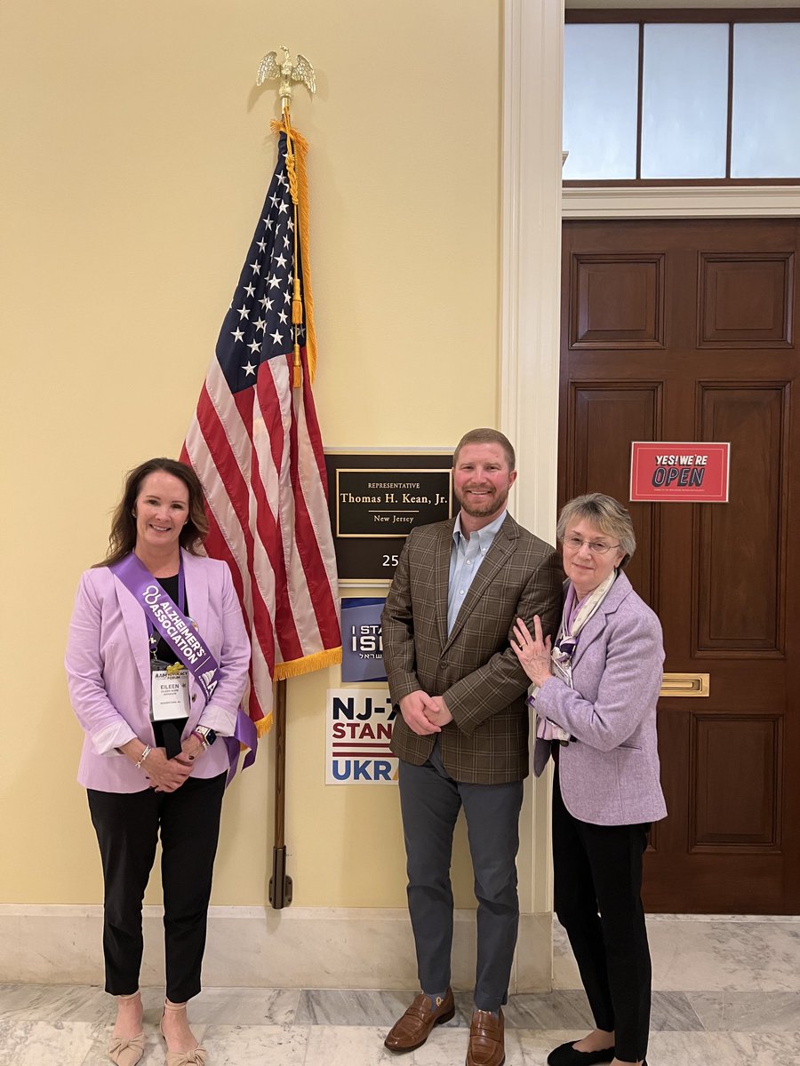 ⁦<a href="/KeanForCongress/">Tom Kean</a>⁩: Huge Thanks to Legislative Director Christopher Hall, for his time and understanding of our AIM 2024 initiatives to help those with Alzheimer’s and their families. With your help, we can make a huge difference as we get closer to our goal to #ENDALZ