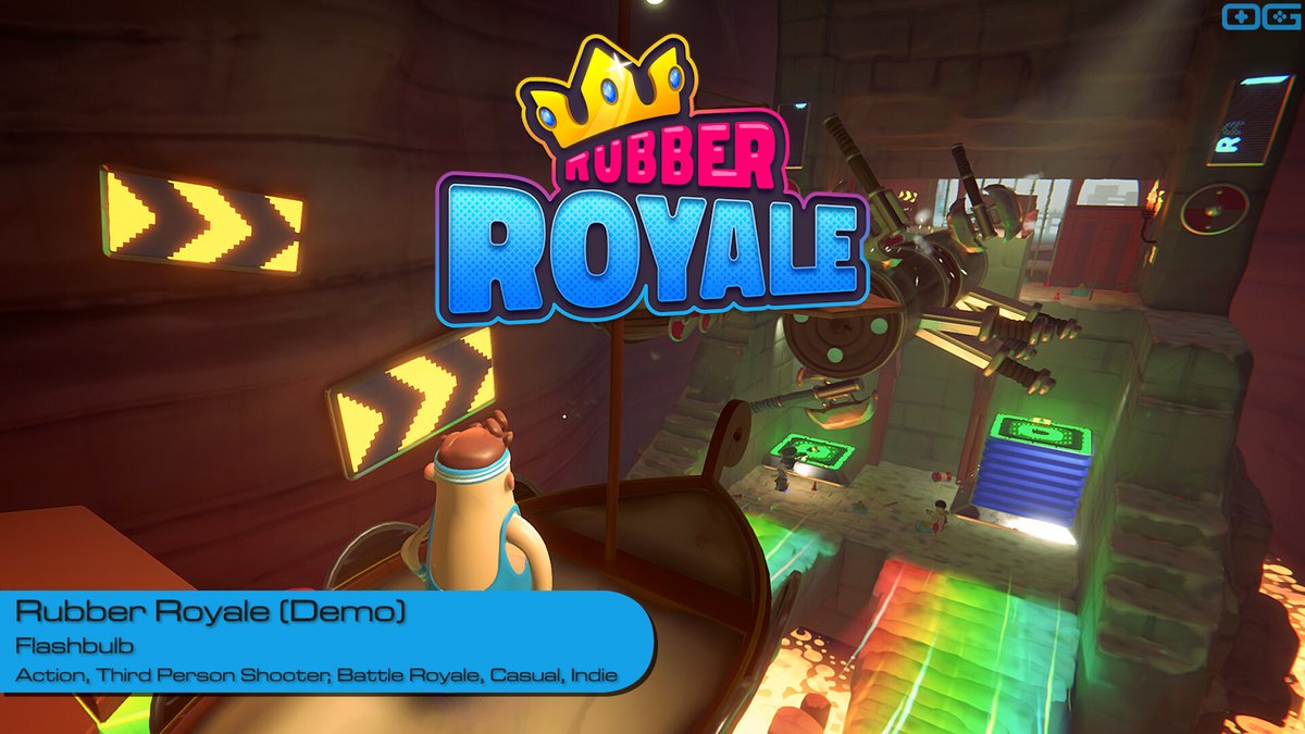 OG plays Rubber Royale (Demo)! youtube.com/watch?v=c5VPFQ… Like & Sub! @TheRubberRoyale @flashbulbgames #battleroyale #ragdoll #shooter #casual #IndieGameTrends #IndieWatch #IndieDev #GameDev #IndieGameDev #IndieGame #IndieGames #Gameplay #letsplay #gaming