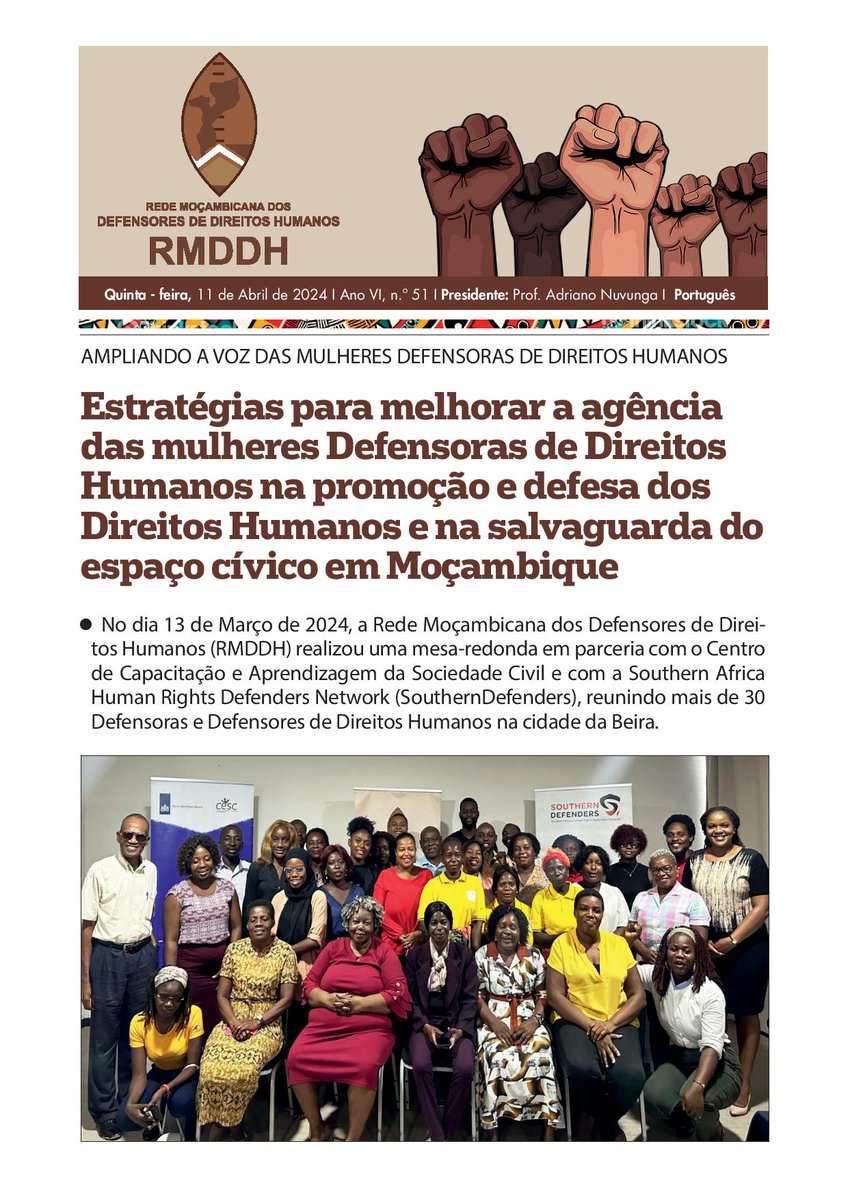 Estratégias para melhorar a agência das mulheres Defensoras de Direitos Humanos na promoção e defesa dos Direitos Humanos e na salvaguarda do espaço cívico em