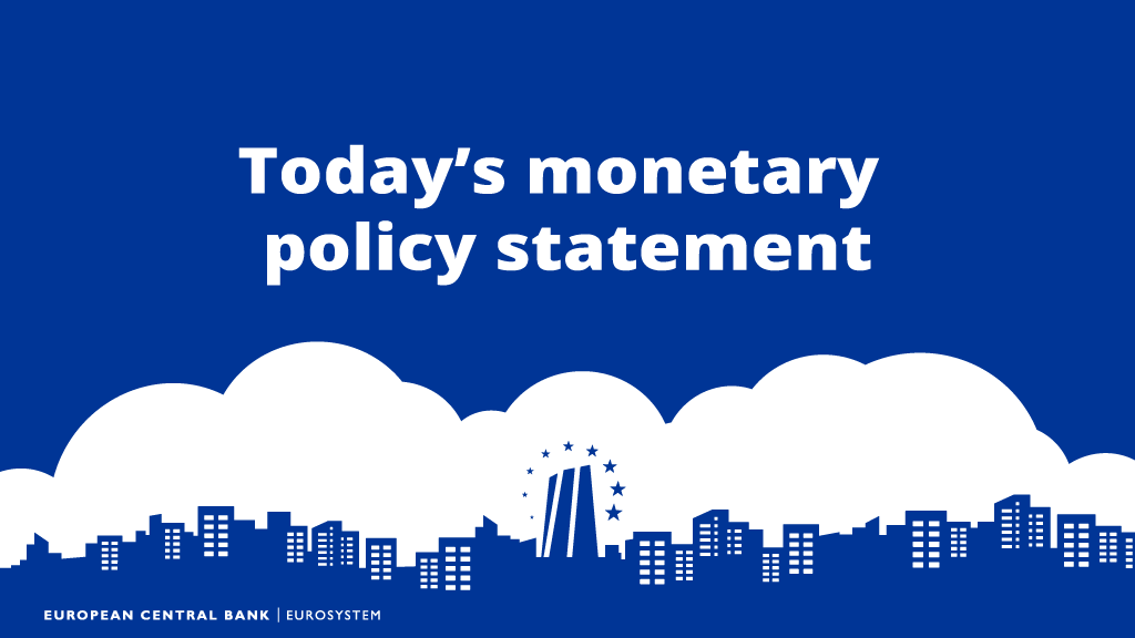 President @Lagarde has just presented the Governing Council’s monetary policy statement. Read the statement ecb.europa.eu/press/press_co…