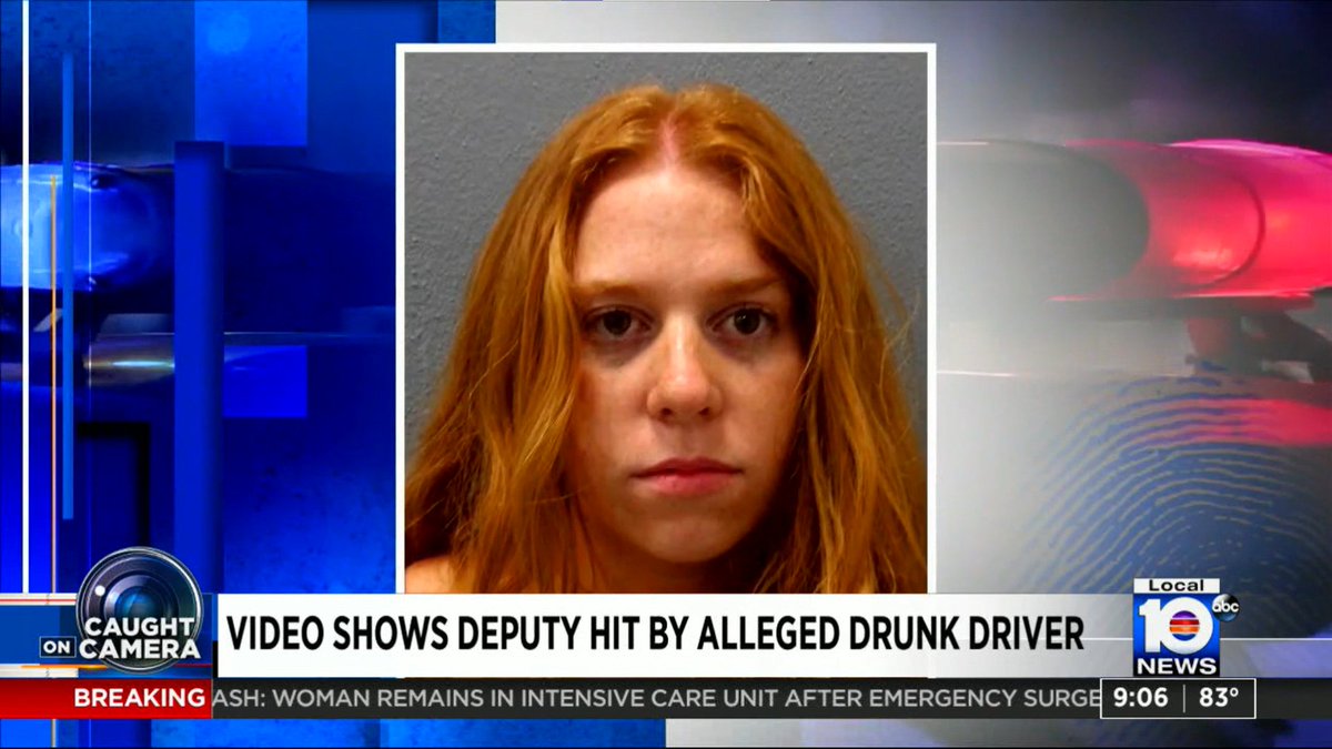 Don't be this chick and come to Florida for vacation and leave on probation. We have at least 50 ways you can party and not put everyone around you in danger. Praying for the officer she nearly killed. 🙏