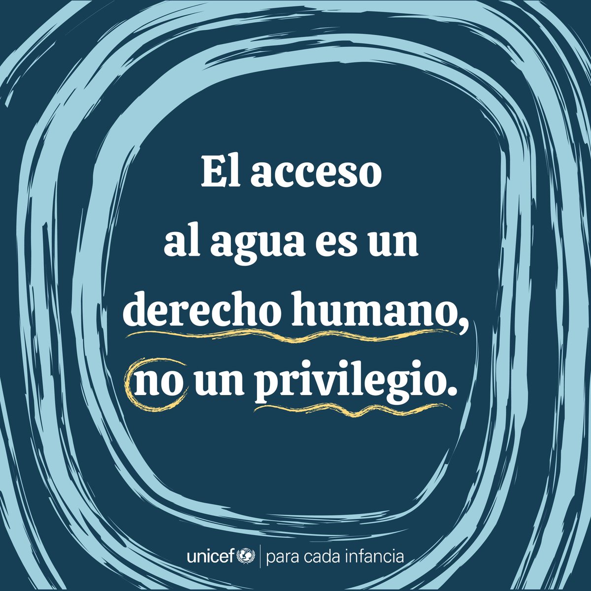 El agua es vida y agua limpia significa salud 💧 Trabajamos para proporcionar agua potable 🚰 a cada niño, niña y adolescente, sin importar quiénes sean o dónde estén. #CDN35 #CRC35