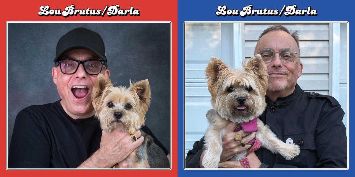 Happy National Pet from all of us especially Lou Brutus and Darla the Wonder Dog! #NationalPetDay @LouBrutus @DarlaWonderDog