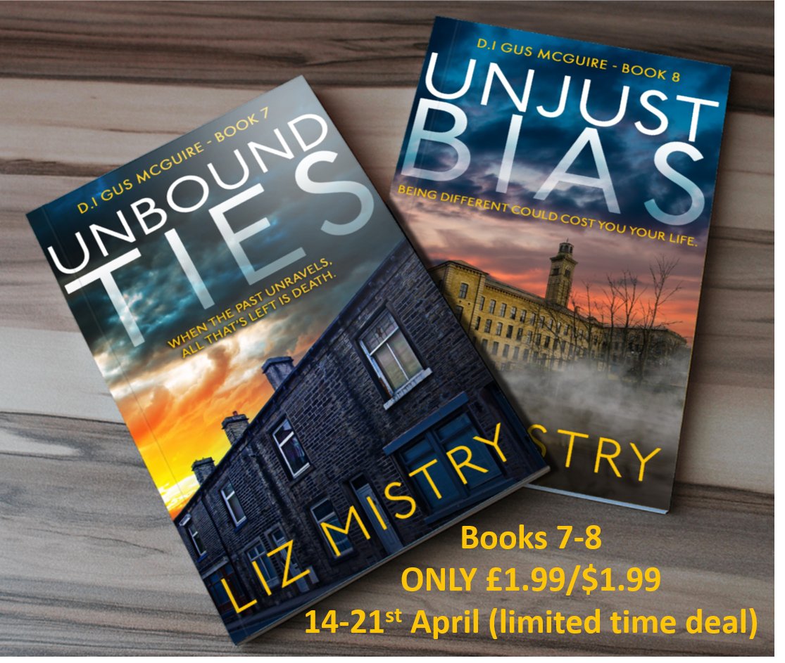 Limited Time Deal on Gritty Yorkshire DI Gus MCGUIRE 2 book BOX SET (Unbound Ties & Unjust Bias) 99p till 21st April (or FREE on Kindle Unlimited) #kindledeals #kindlebooks #CrimeFiction #booklovers #bookdeals Amazon UK amzn.to/49FpZoh