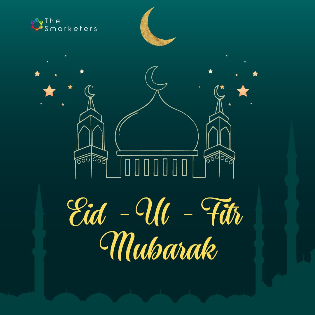 The Smarketers Team wishes you Eid-ul-Fitr Mubarak!
May this festive ocassion bring you success, happiness, and prosperity!

#EidMubarak2024 #Eid2024 #EidMubarak #EidUlFitr