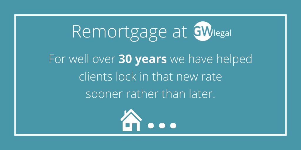 Choose @GWlegal to #help you with your #remortgage and you will receive an experienced, reliable and first-class #service from our #legalteam 🏡🤝

Find out more about how we’ve been helping our #clients for over 30 years ➡️ ow.ly/Quj650RbaCi

#BizHour #B2B #B2C #Property