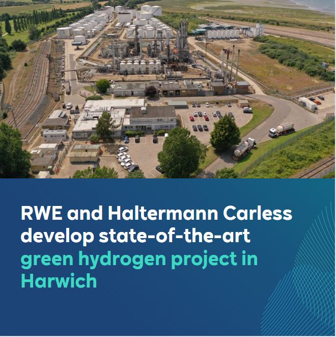 Exciting news! RWE and Haltermann Carless have signed an MoU to build a green hydrogen plant in Harwich. This project supports the UK's net-zero goals, would provide local jobs, and boost the economy. uk.rwe.com/press-and-news… #GreenHydrogen