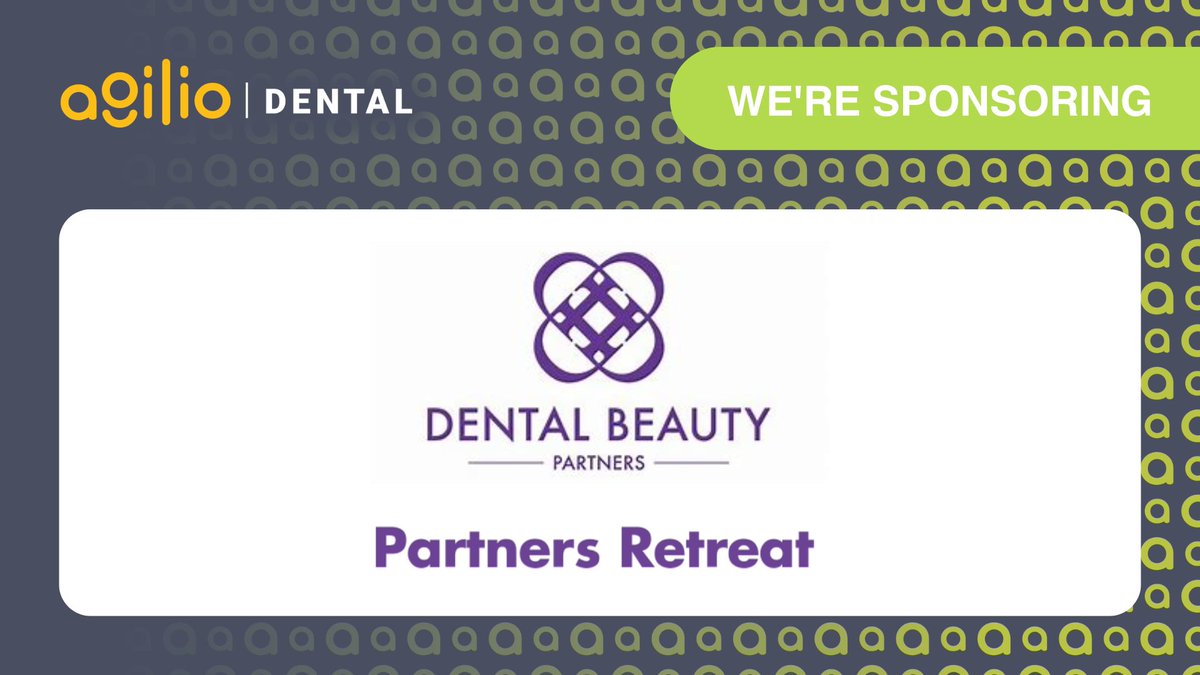 ✨We are very proud to be sponsoring Dental Beauty Partners Retreat at the end of the month.

🤗As always, our experts invite you to join them for a chat about all things Agilio.

#Agilio #AgilioDental #DentalBeautyPartners #dentalcompliance #dentalCPD