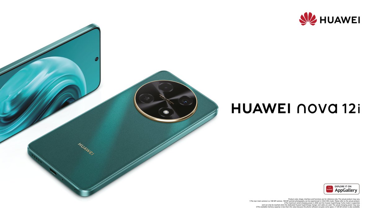 You could WIN the new @HuaweiZA nova 12i 📱 Simply download the Y app. Then listen out for the HUAWEI nova 12i keyword of the day. Head to the app and text it to us using #KeStar You could also earn your spot in the draw for a R200k Boston Media House bursary!