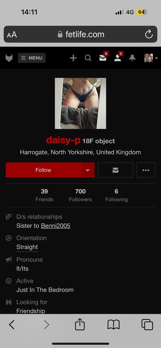 Anyone that uses fetlife please can you go report this account, they are stealing my content and pretending to be me , i would really appreciate it <3