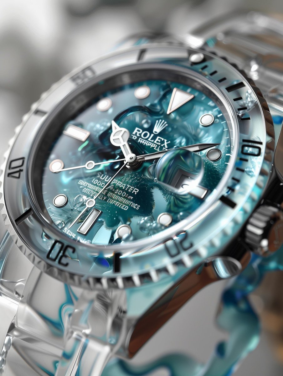 Teal Serenity of Time
#diverswatch #tealdial #luxurytimepiece #sapphirecrystal #luxurywatch #timepiece #craftsmanship #elegantdesign #rolex #watch #luxury #submariner #WatchesAndWonders2024 #WatchesAndWondersGeneva2024