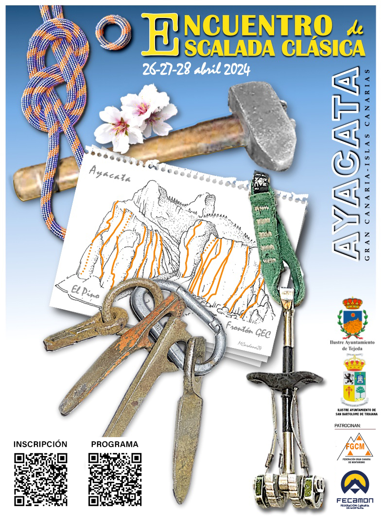 FEDTFM's tweet photo. 8º Encuentro de Escalada Clásica Ayacata 2024
La Federación Insular y la Federación Autonómica patrocinan el encuentro de escalada clásica de Ayacata
Del 26 al 28 de abril, Ayacata se convertirá en el epicentro...
https://t.co/xdRgCw9jfw
#escalada #fecamon #encuentroescalada https://t.co/yOxoG7jr3u