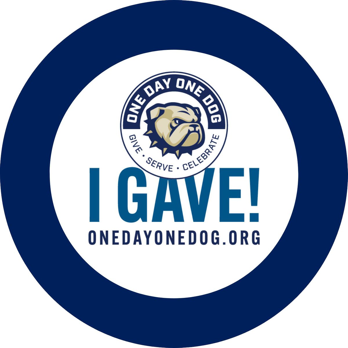 Today is the day we've all been waiting for - One Day, One Dog is finally HERE! Thank you for being a part of this incredible journey and for your unwavering dedication to Wingate University. Go Bulldogs! . onedayonedog.org . #ODOD #WingateUniv #LabOfDifferenceMaking