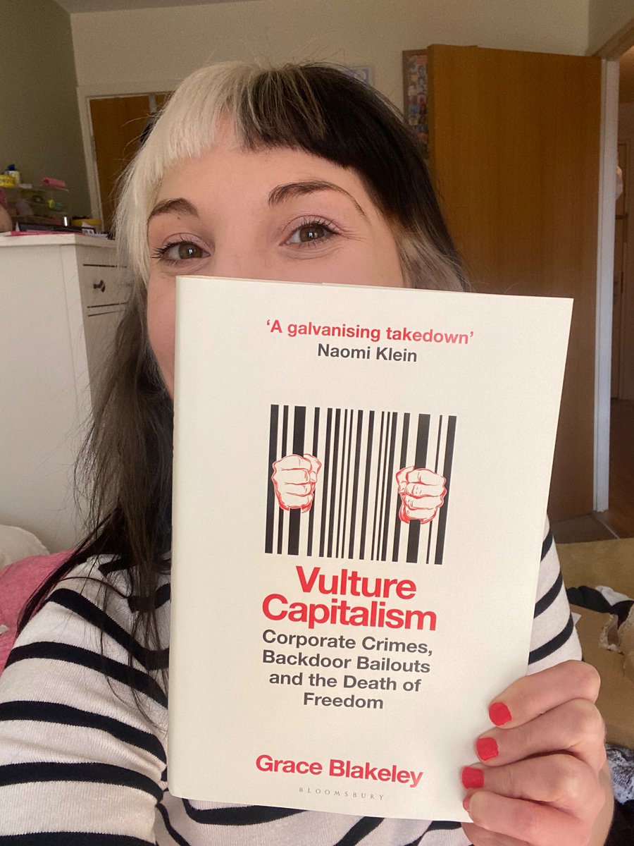 YAY I haven’t been this excited about a book arrival for a while 😍✨💸📉💥 @graceblakeley #vulturecapitalism