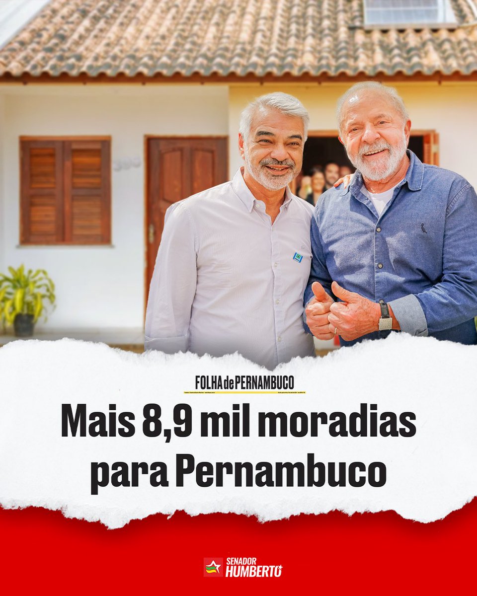 Com Lula, Pernambuco avança!