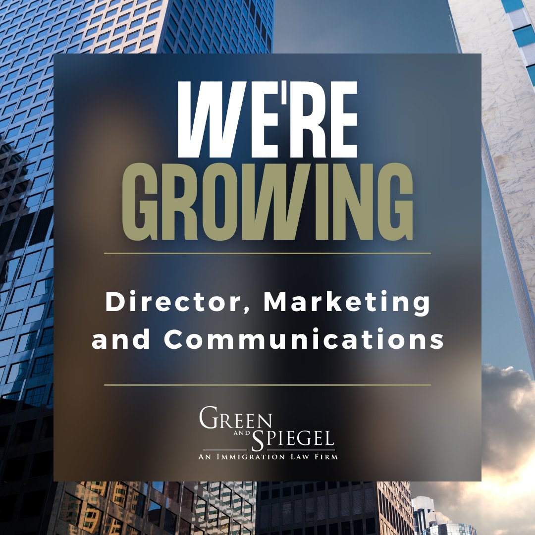 GreenAndSpiegel's tweet photo. Green and Spiegel is #hiring a Director, Marketing and Communications who is a dynamic strategic planner, brand developer, and storyteller to drive business objectives. 

Learn more about this exciting opportunity: https://t.co/ZnnrM6igvI https://t.co/IQn3Z7Ojnz