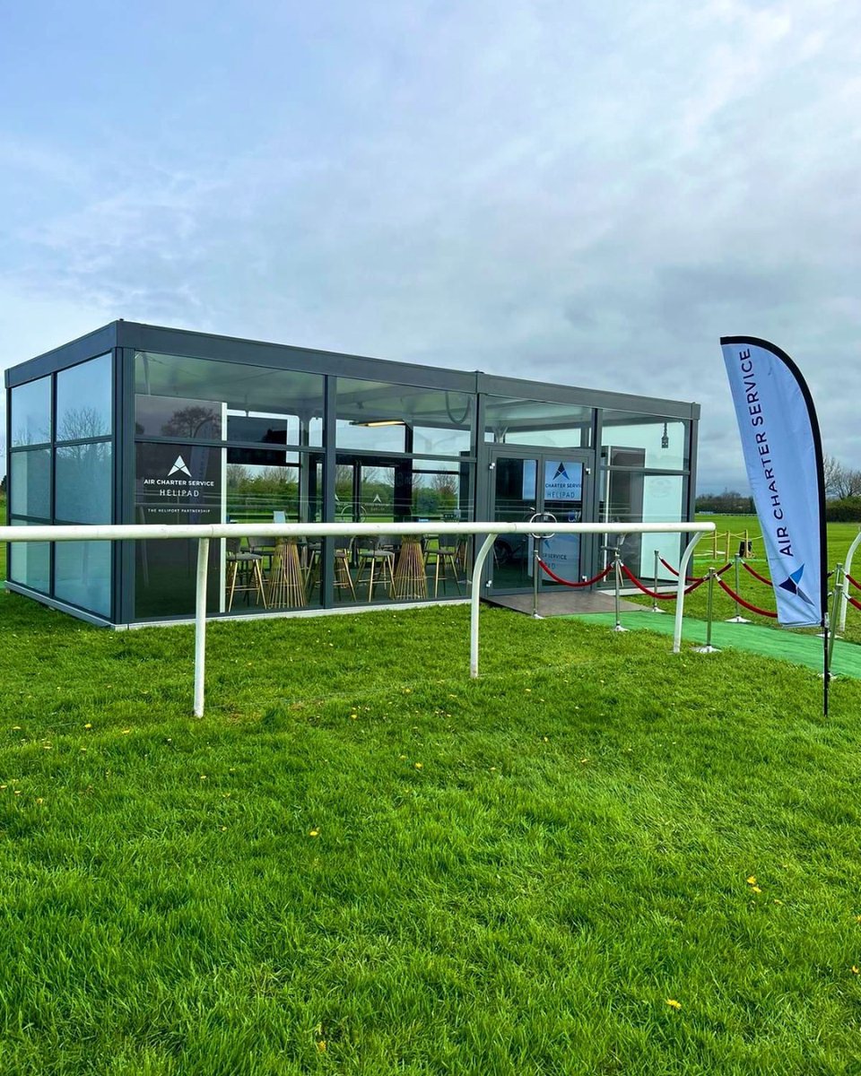 We’re at the Randox Grand National at #Aintree! It’s foal speed ahead at the Air Charter Service Helipad as we look forward to welcoming eager racegoers to the event. Our friendly team are on hand to discuss your air charter requirements, so be sure to say hello! #ACSHelipad