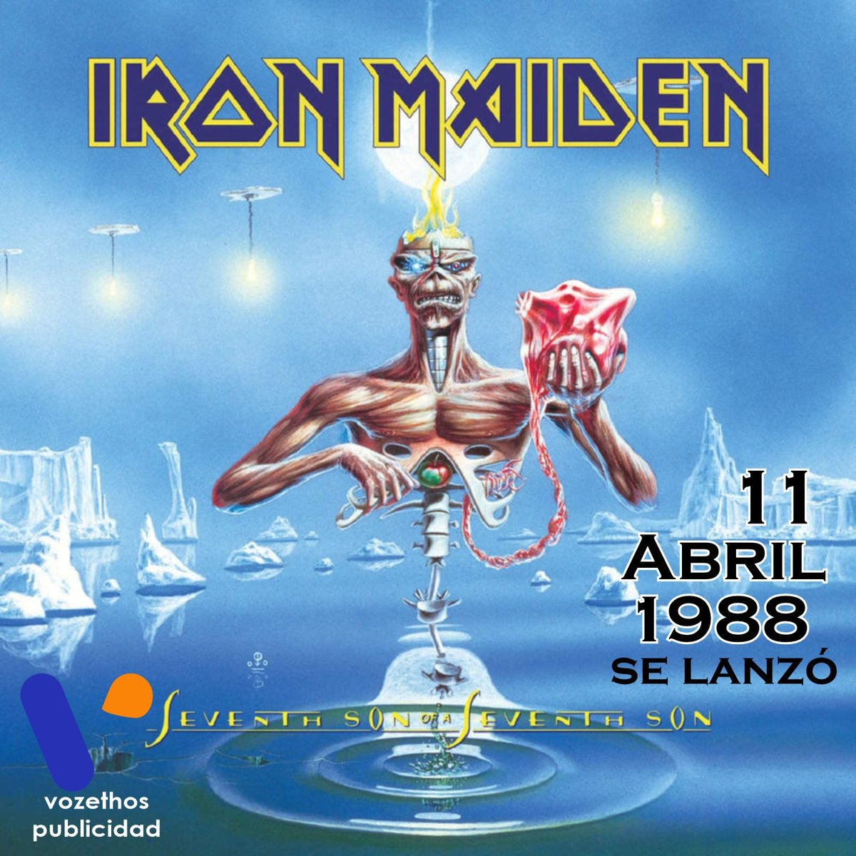 Seventh son of a seventh son se lanzó el 11 de abril de 1988 #ironmaiden #seventhsonofaseventhson #britishheavymetal #music #rock #heavymetal @ironmaiden @vozethos