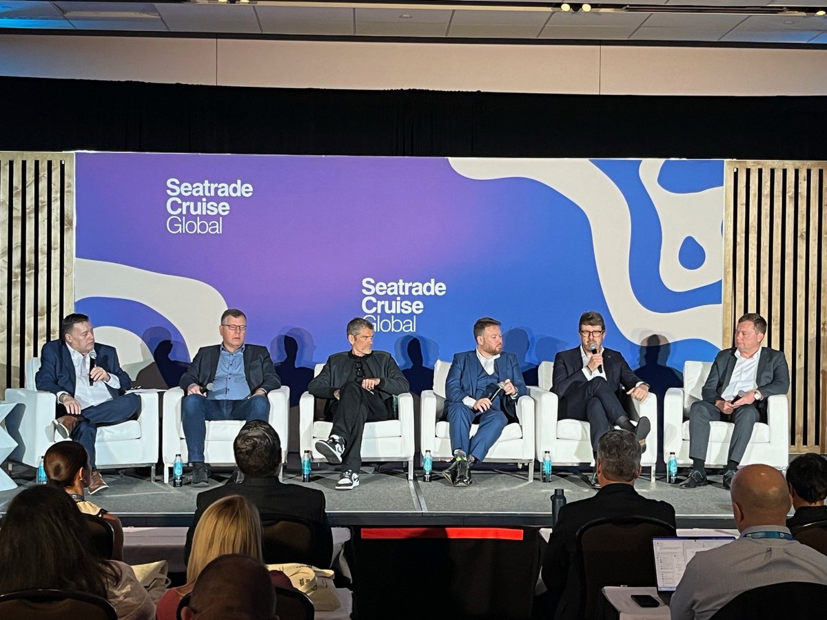 Our very own Business Development Manager, David (far left), was part of the STG panel discussing the evolution of AI in the cruise industry.  It was an amazing talk, with some fascinating insights. It's truly incredible to see how much tech is transforming the way we cruise.