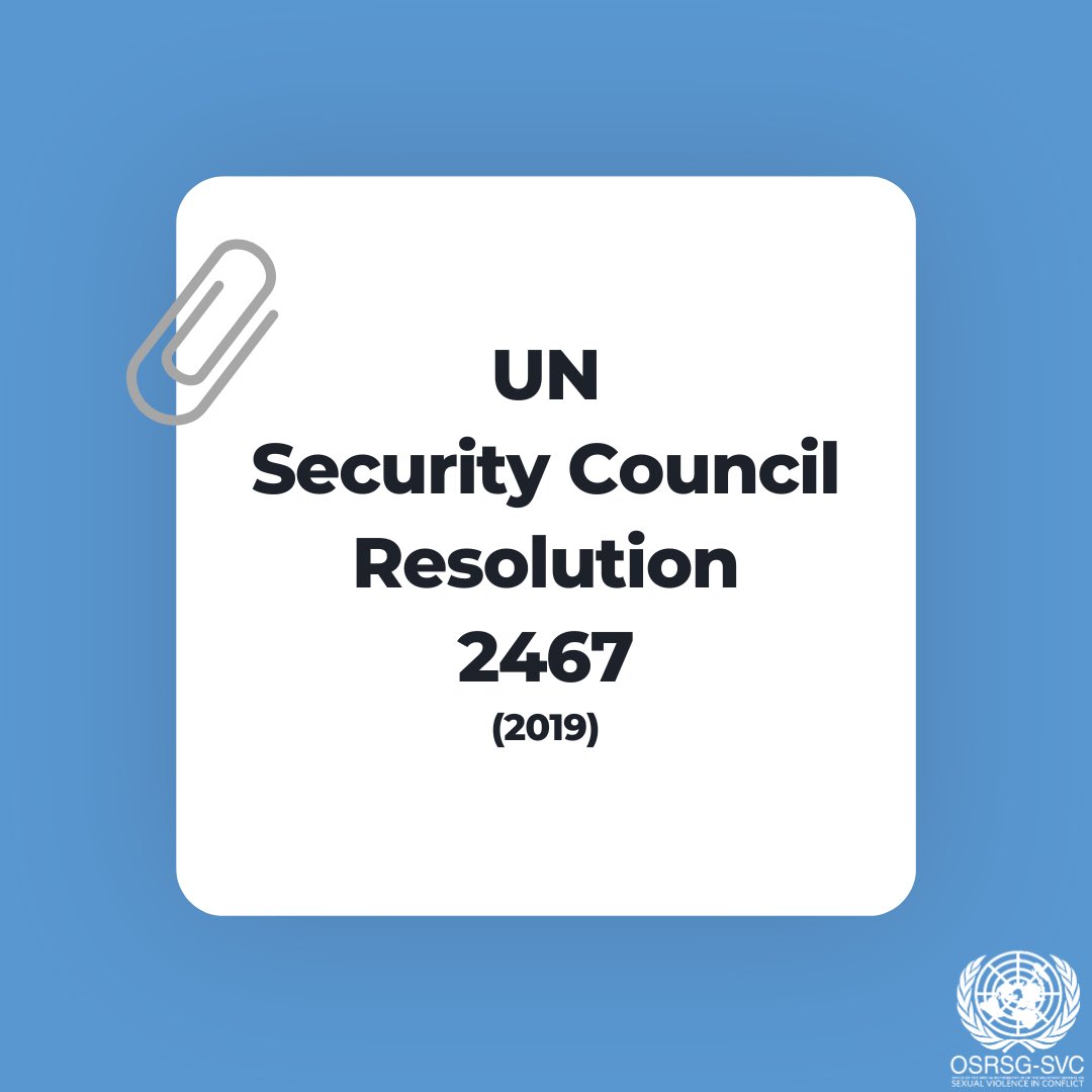 The survivor-centered approach articulated in UNSCR 2467 demands that survivors’ voices be heeded in policy decisions, that they be provided with assistance, and that they be seen by their societies as the holders of rights that will, ultimately, be respected and enforced.