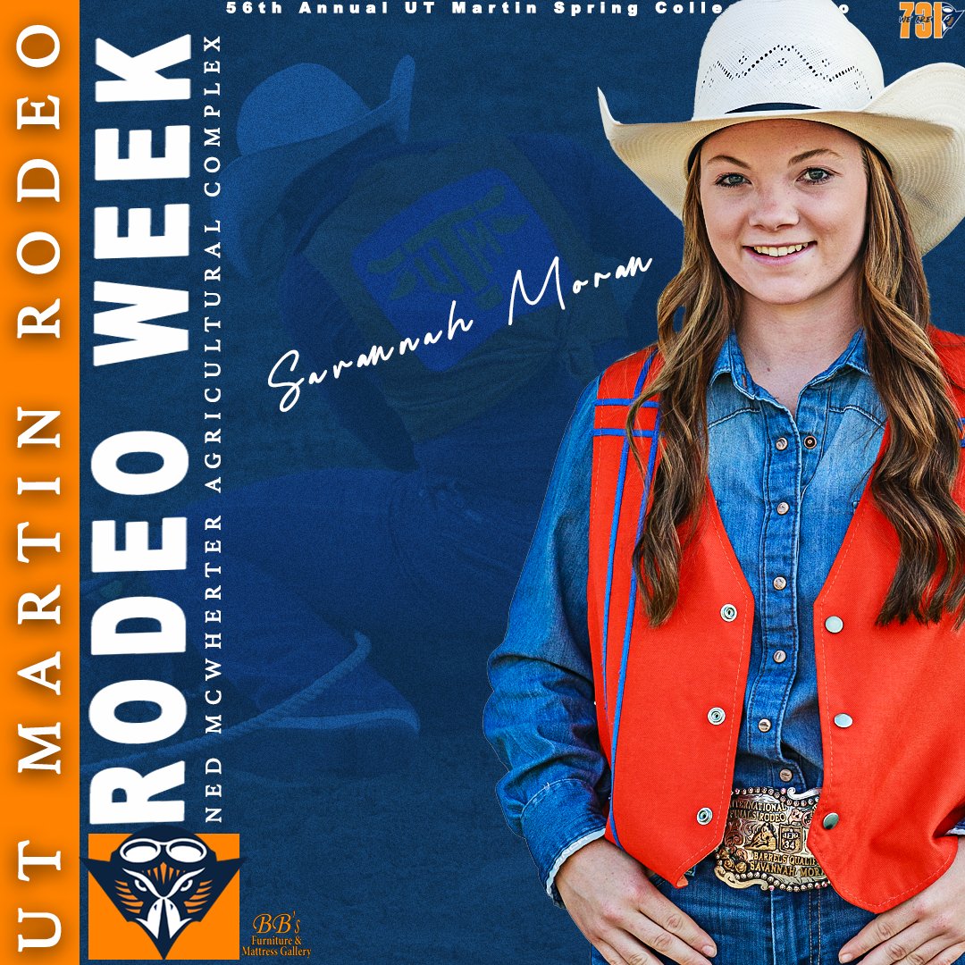 The wait is over...it's officially GAMEDAY for Skyhawk rodeo! The 56th annual UT Martin Spring College Rodeo kicks off today as the Tyson, Obion County Complex Performance round is at 7:30 p.m.! Buy your tickets or a live video stream here: bit.ly/4cVC6iM #MartinMade