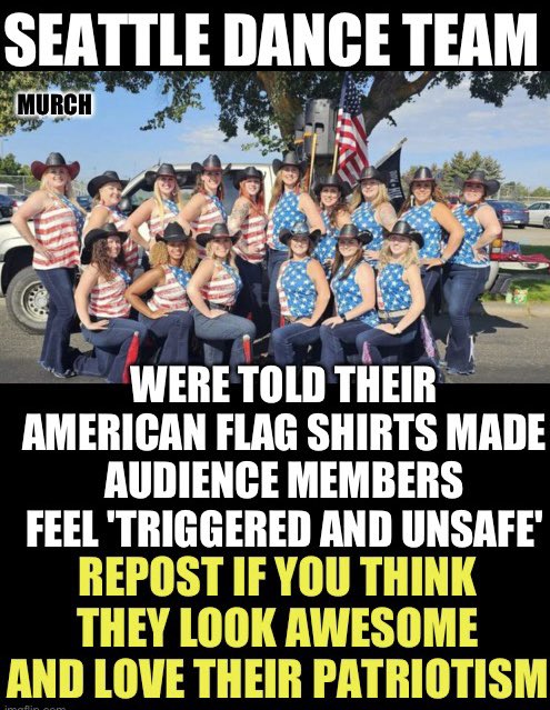 I think they look awesome! Anyone feel unsafe? 🤔 This is America! Who loves the way they look? 🇺🇸🙋‍♂️ Show them some love!