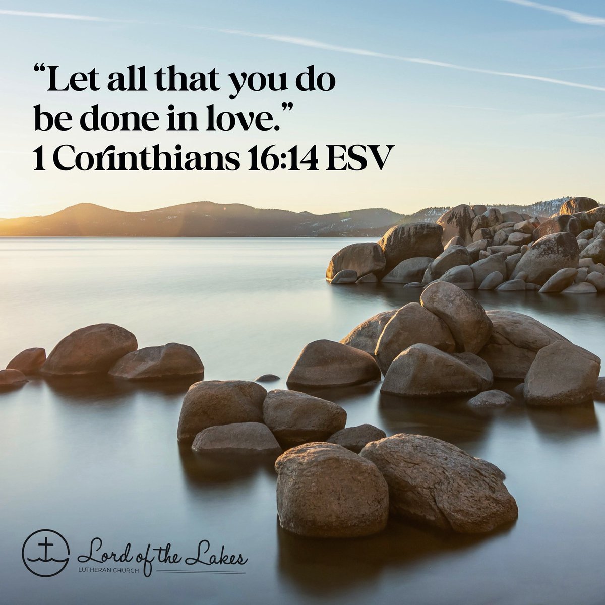 Sometimes it’s not what you do but how or why you do it?! #lcms #dailyinspiration #dailybibleverse