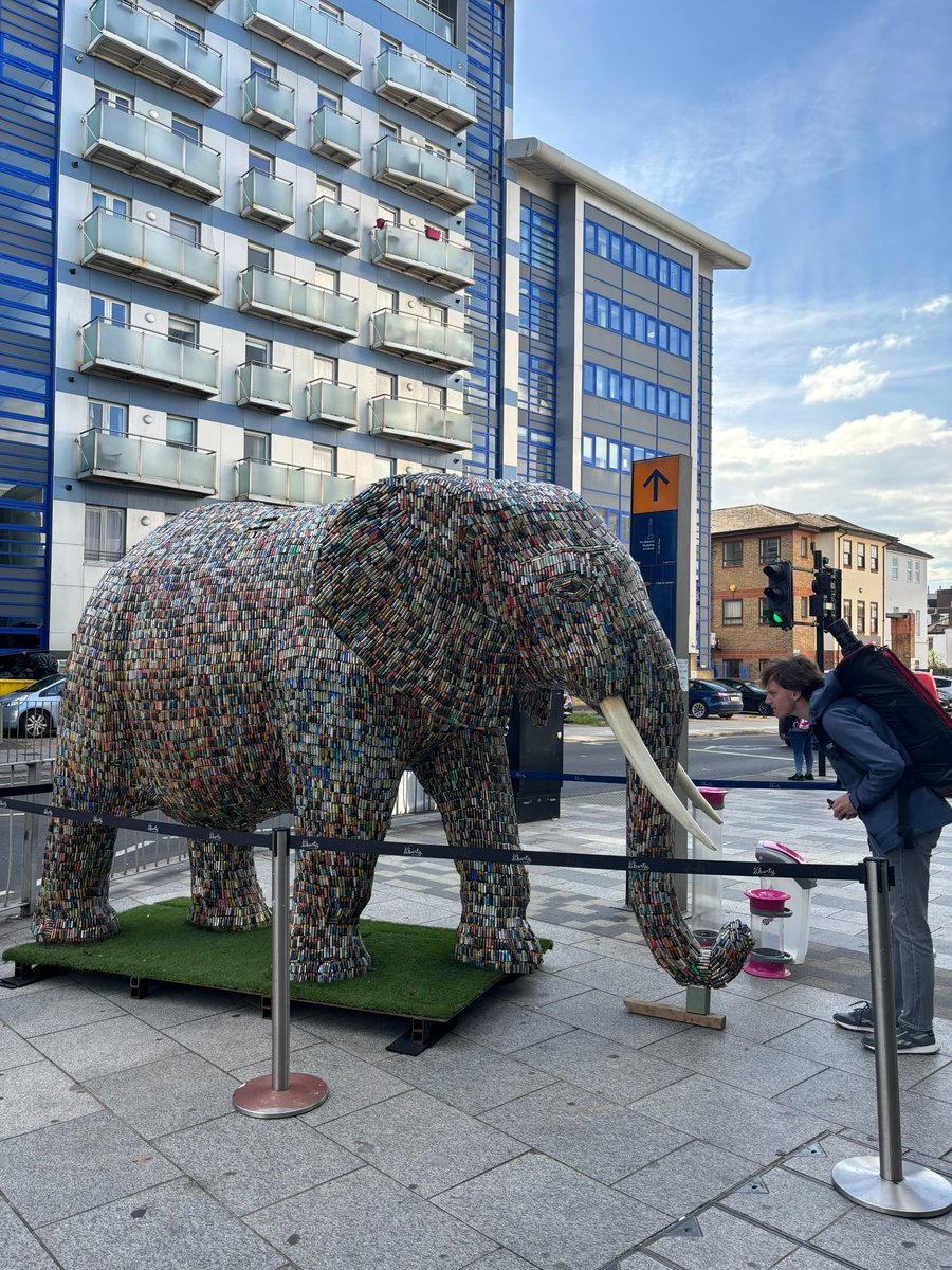 Unfortunately the @WasteCare1 battrecycle elephant won’t be appearing tomorrow in @TheBroadwayBrad, however, we’ve been assured that it will be visiting in June.
