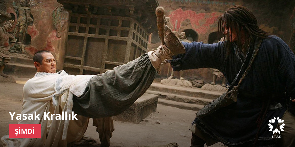 #YasakKrallık şimdi Star'da! 🔗startv.com.tr/canli-yayin #JackieChan #JetLi #CollinChou