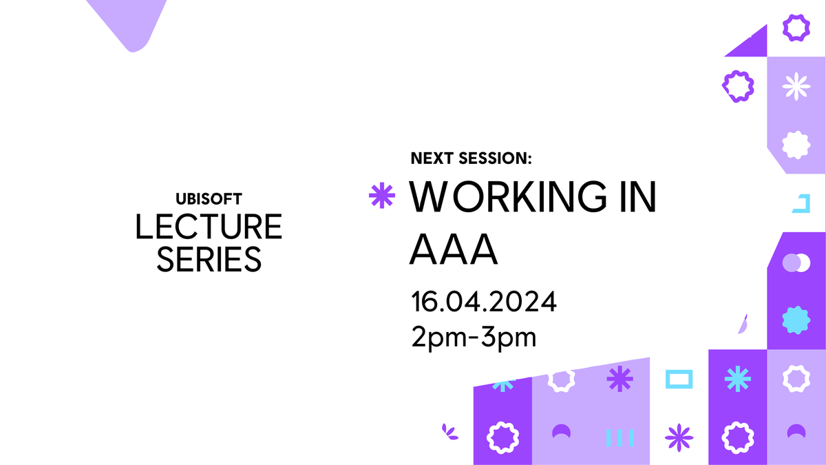 April 16th we are starting our Lecture Series on Twitch.
Throughout the year, we'll hold lectures on #gamedev topics including the possibility to ask questions to our devs directly.
We will kick this off with a Panel on the topic of 'Working in AAA'. Tune in next Tuesday! 🙌