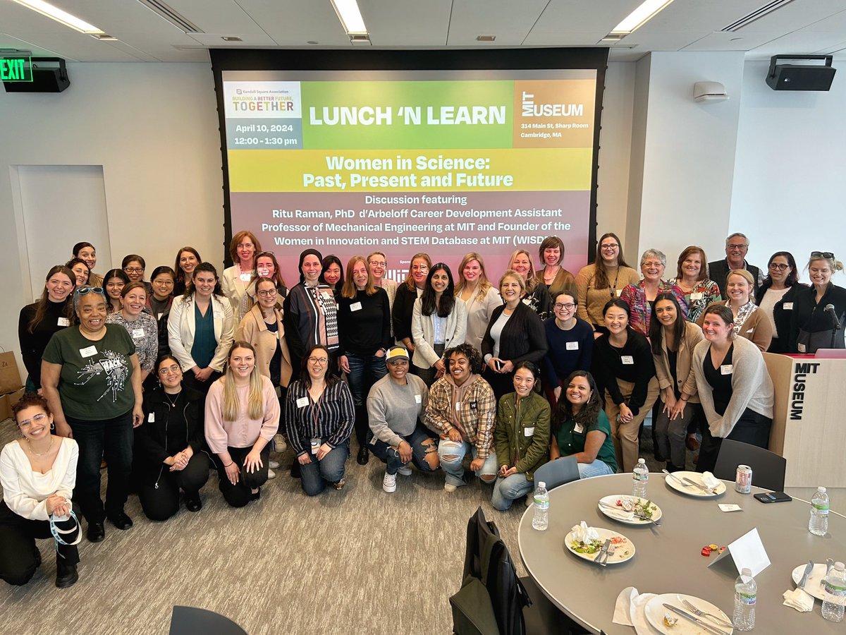 Loved leading a conversation @MITMuseum on the #WomenInScience who have shaped MIT and Cambridge over many years 💪🏽 Thanks to @kendallnow for hosting a wonderful event! 👩🏽‍🔬