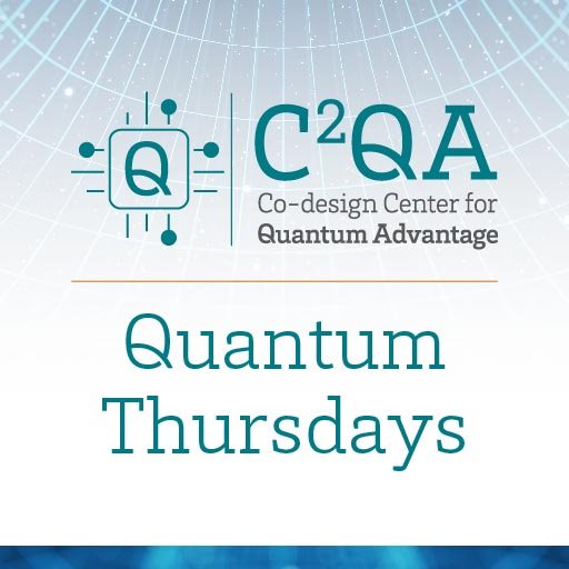 It's time for Quantum Thursdays! Join us at 12 p.m. ET for an interactive interview of @QuantumSciCtr Director Travis Humble. #QuantumQuintet Register at: bit.ly/QuantThurs @ORNL