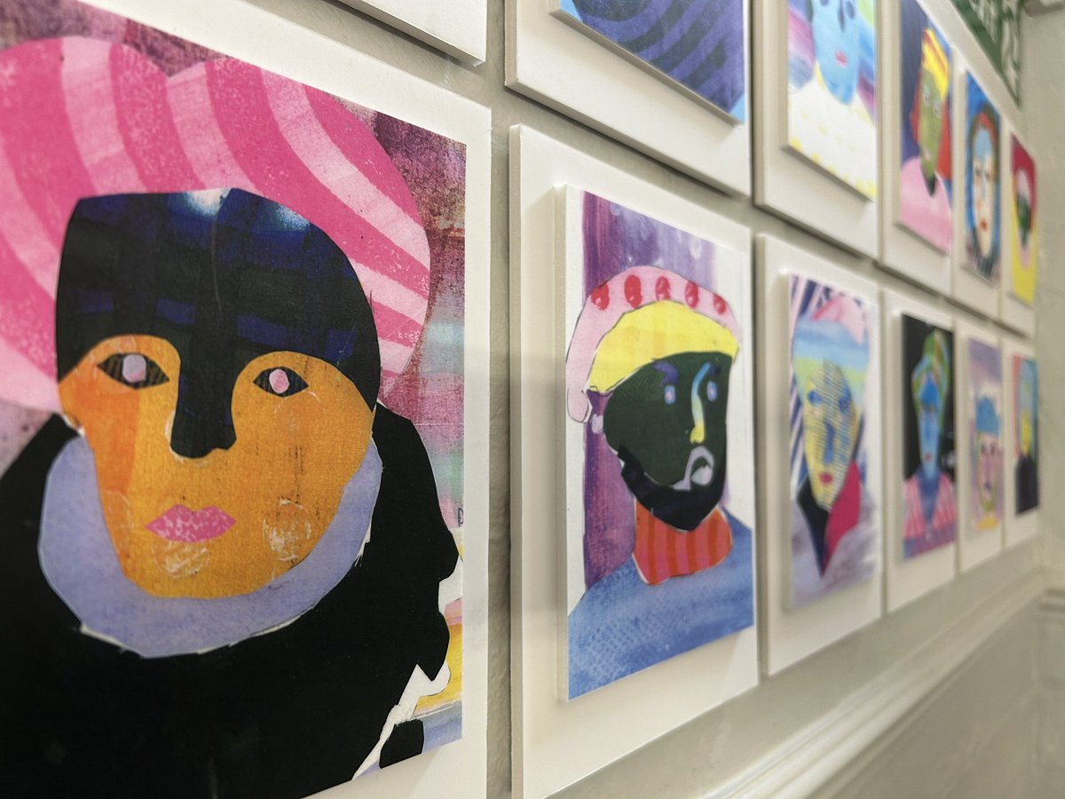 Year 5’s beautiful Medieval Monarch artwork is now being exhibited on the stairwell @NechellsAcademy. A combination of painting, printing and collage techniques were used to achieve the final results.