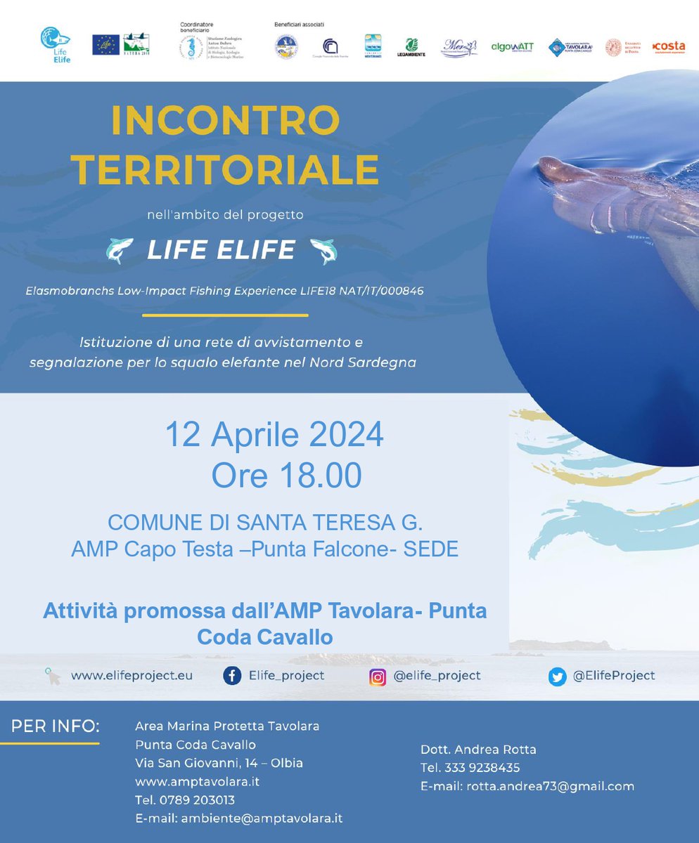 @algoWatt @SznDohrn @Amp_tavolara @Legambiente @AcquarioGenova @Acqu_Cattolica @CnrIrbim @MER_Lab_CY #Eubiodiversity #LIFEprogramme #LIFEproject #LIFEprojects #Natura2000