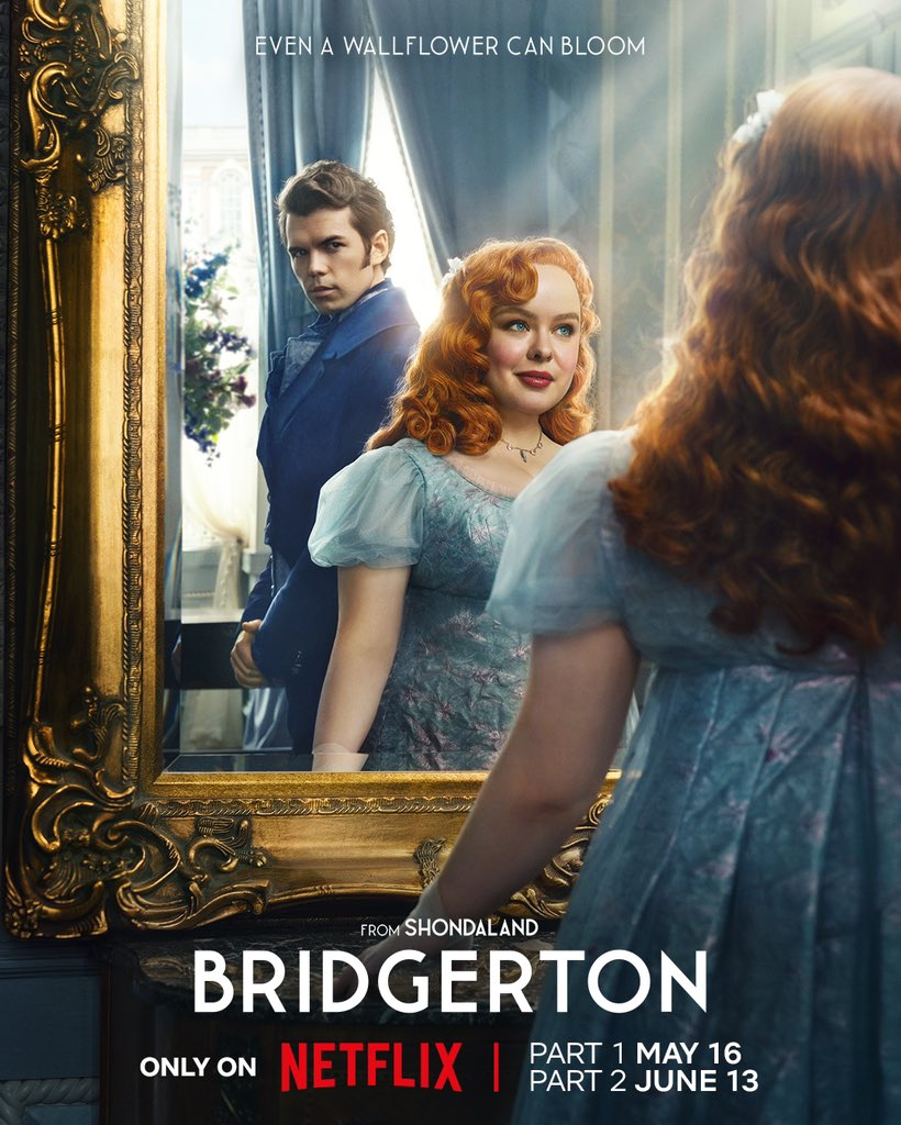 Nieuwe Bridgerton S3 poster op Netflix België